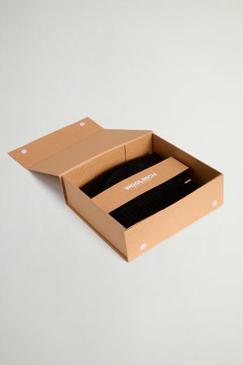 Geschenkset mit Beanie und Schal Schwarz | Woolrich