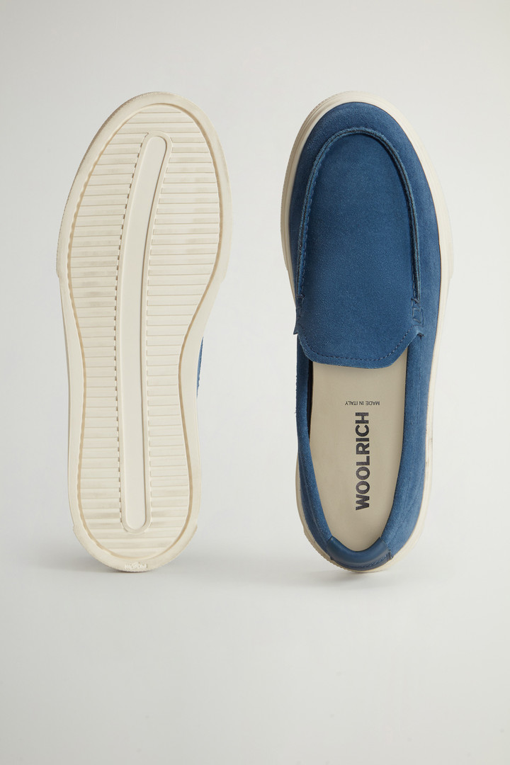 Suede Loafers Blue photo 4 | Woolrich