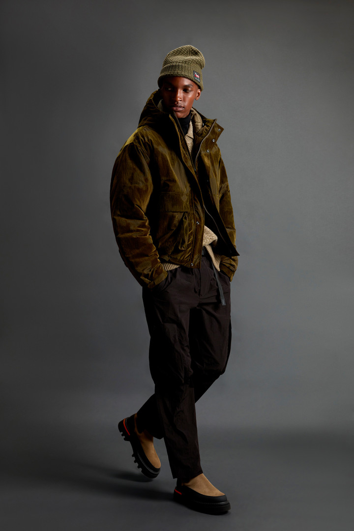 Olmetex Ripstop Nylon Jacket with Camouflage Motif by Todd Snyder Brown photo 2 | Woolrich