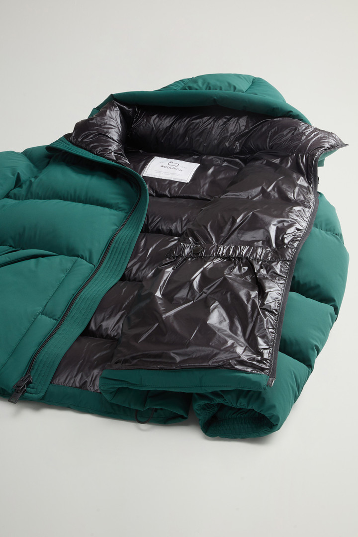 Sierra Supreme Down Jacket in Stretch Nylon Green photo 10 | Woolrich