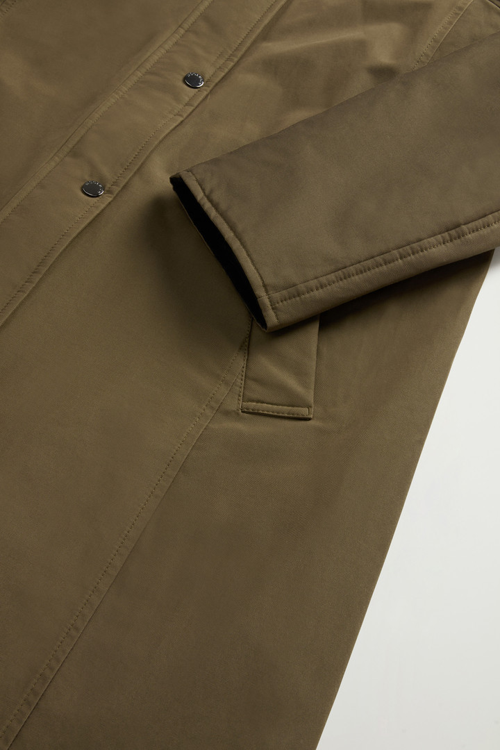 Ramar Cloth Coat with Corduroy Collar Green photo 7 | Woolrich