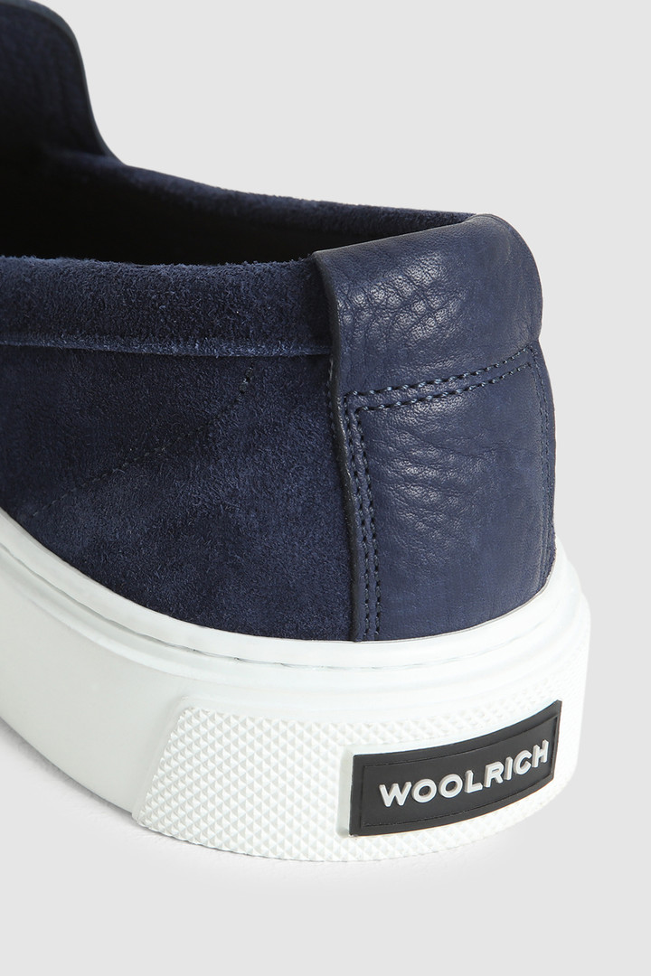 Spring Slip-On in Raw Suede Blue photo 5 | Woolrich