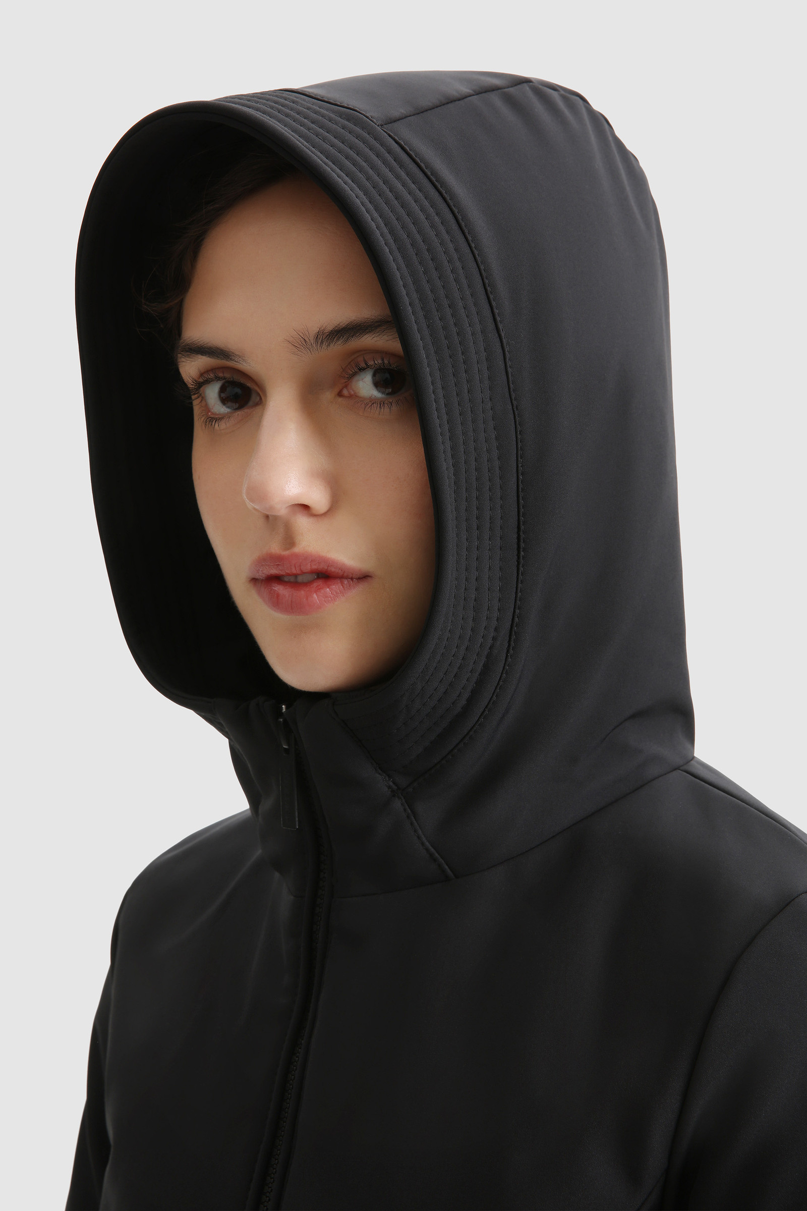 Firth Parka en Softshell Noir photo 5 | Woolrich