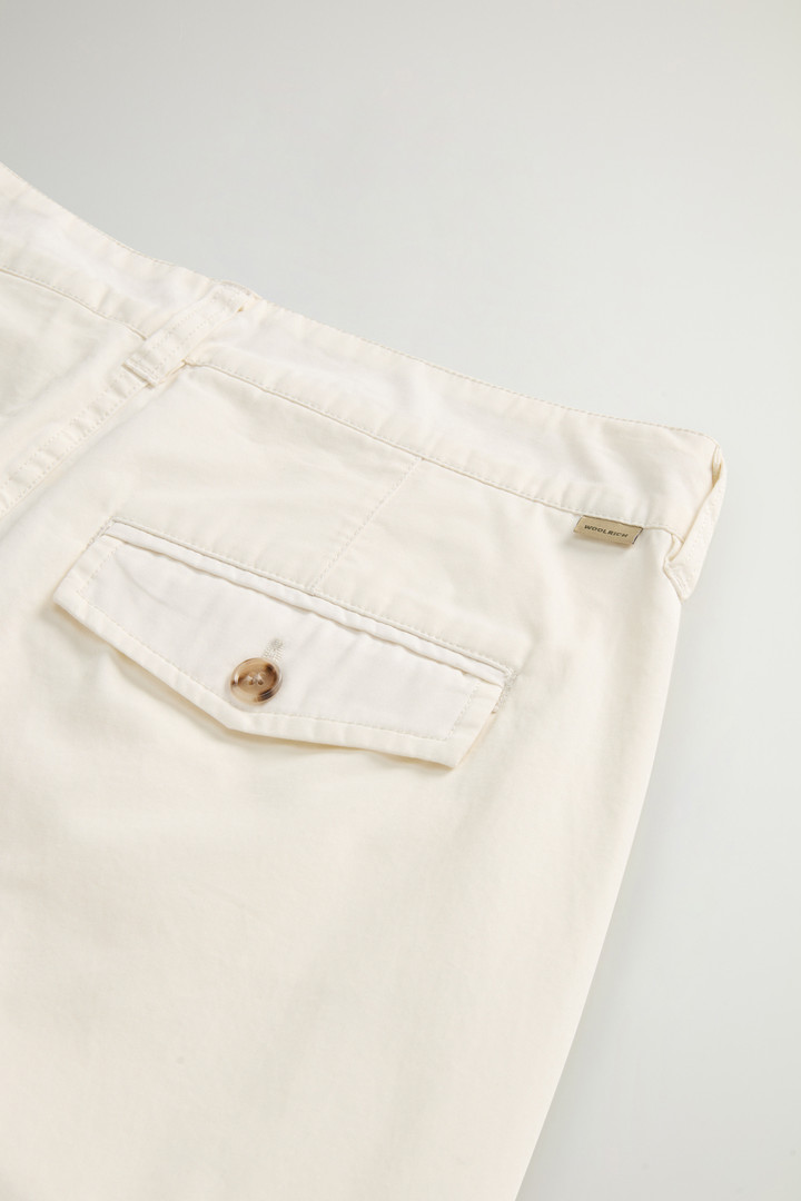 Garment-Dyed Pure Cotton Chino Pants White photo 7 | Woolrich