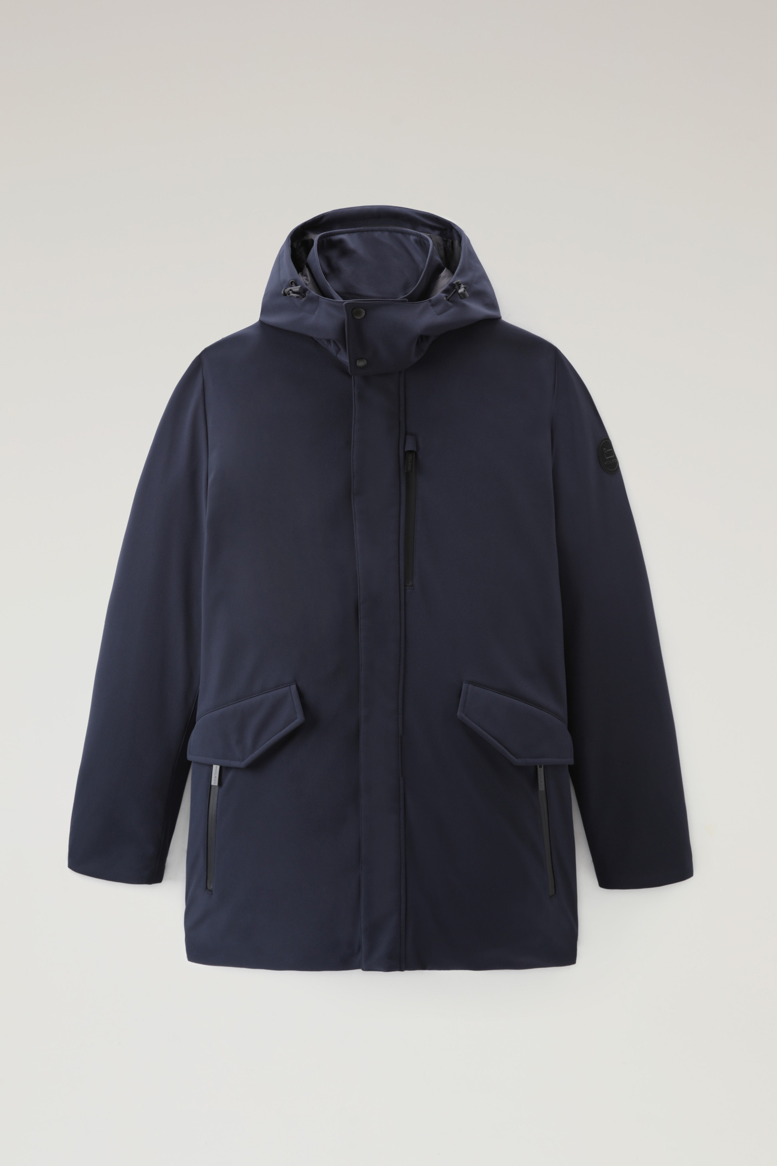 Men's Barrow Mac Softshell Coat Blue | Woolrich USA
