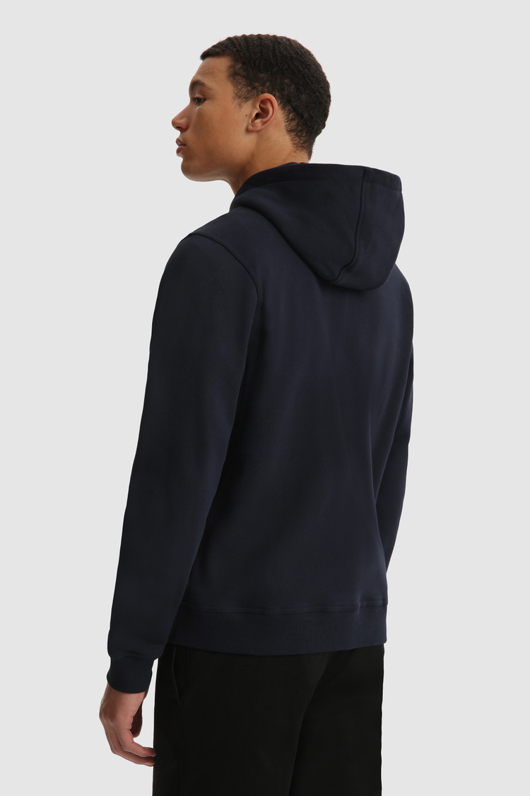 Luxe hoody met volledige rits