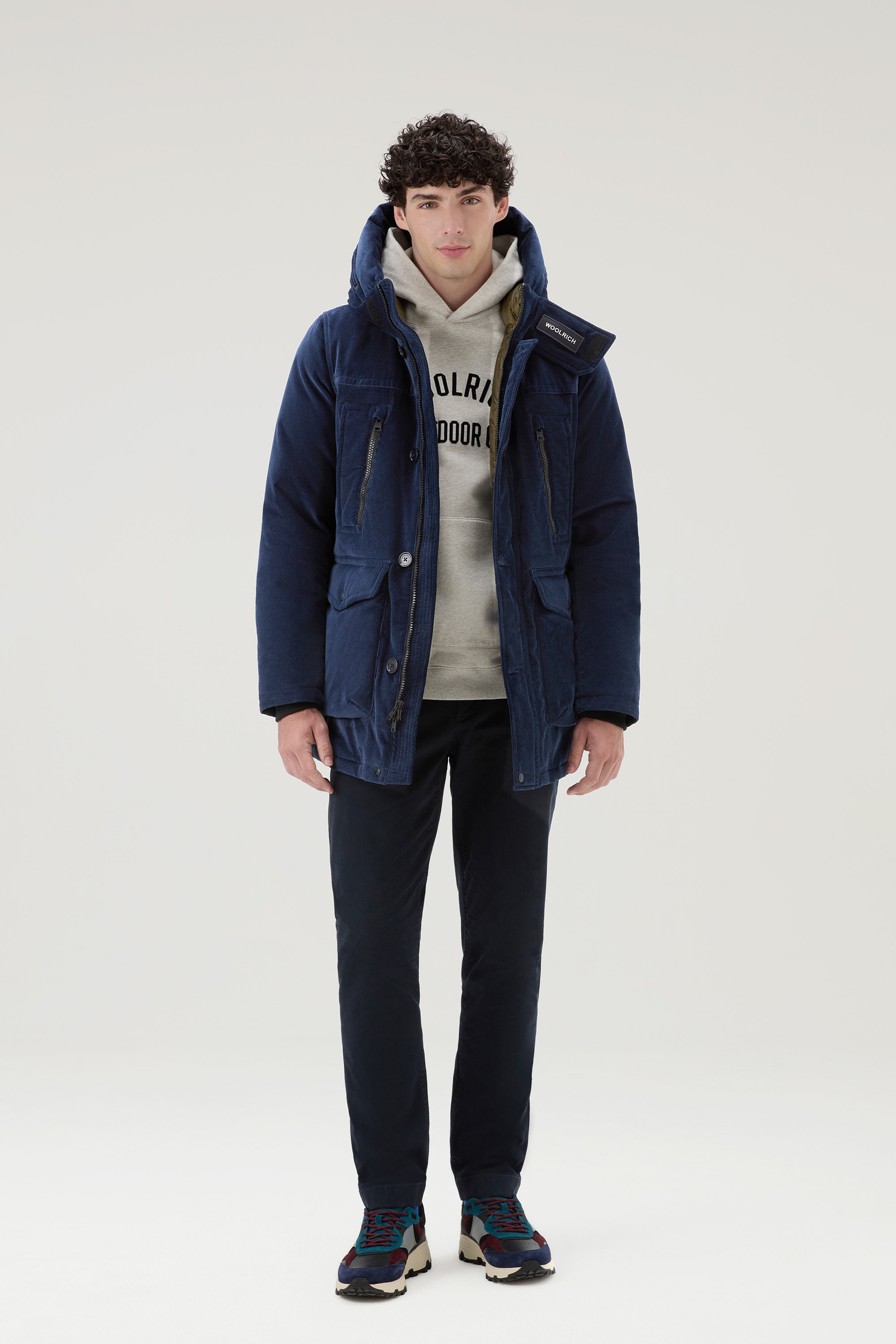 Corduroy Arctic Parka Evolution Blue photo 2 | Woolrich