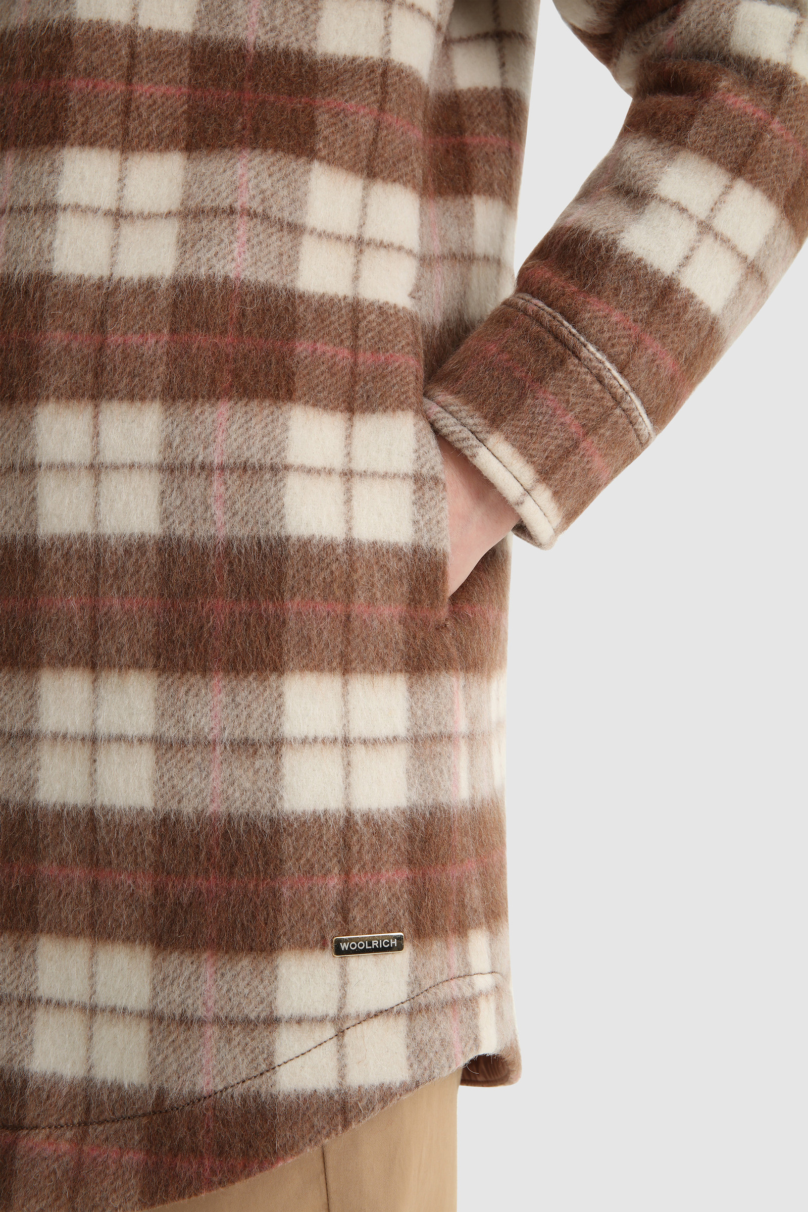 Wool Blend Overshirt Brown photo 6 | Woolrich
