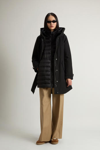 3-in-1-Parka aus Ramar Cloth Schwarz | Woolrich