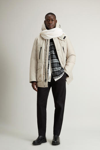 Arctic Parka Evolution in Ramar Cloth Dove Grey | Woolrich