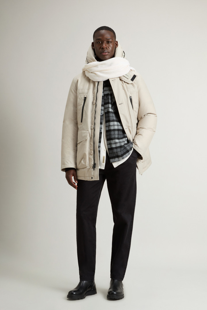 Arctic Parka Evolution in Ramar Cloth Dove Grey photo 2 | Woolrich