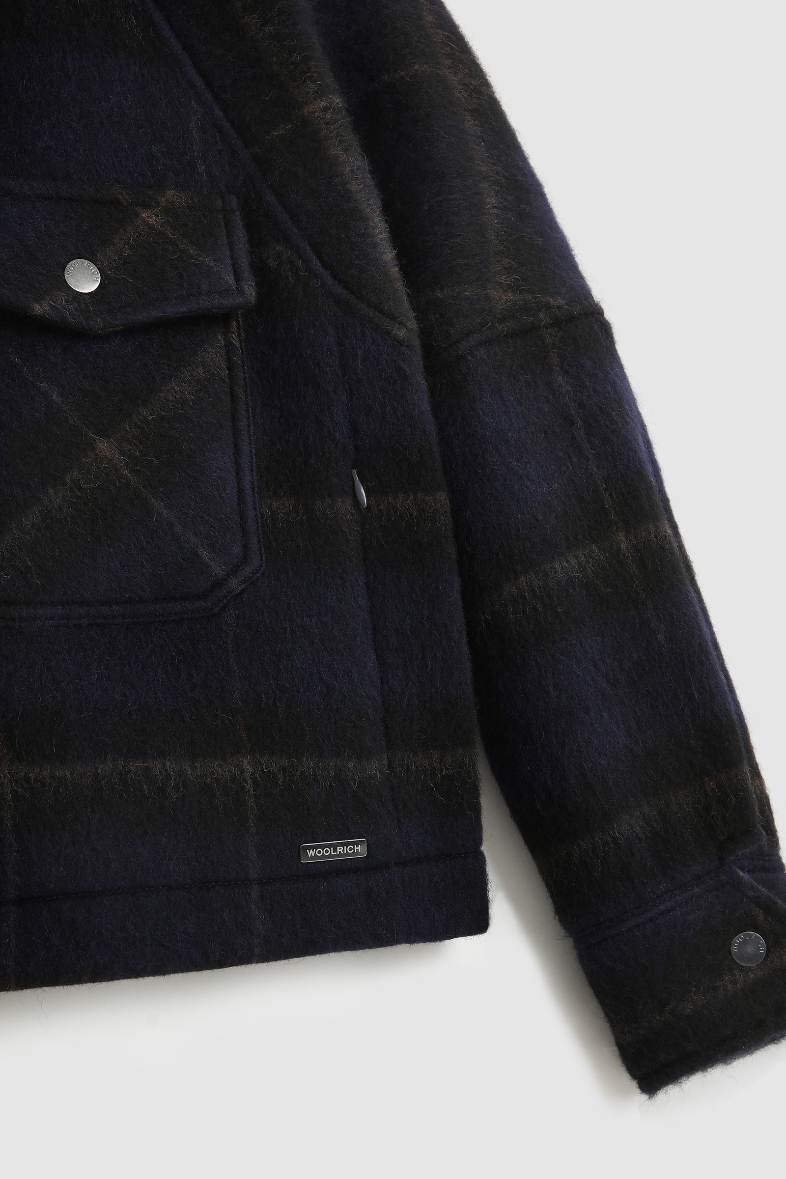 Cozy Wool Overshirt Blue photo 8 | Woolrich