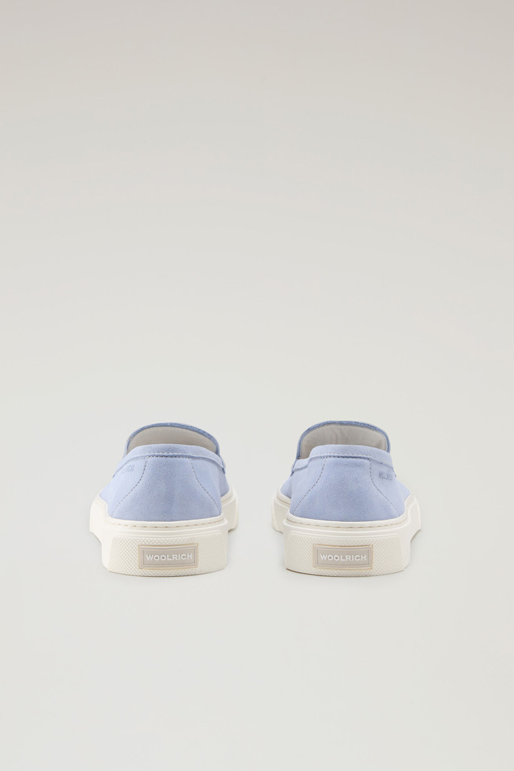 Suede Slip-on Loafers Blue photo 3 | Woolrich