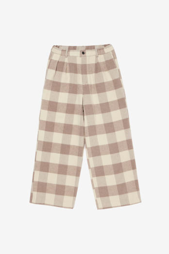 Hose aus Nylon-Woll-Mischung mit Karomuster Beige photo 1 | Woolrich
