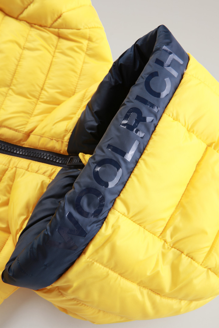 Boys' Sundance Hooded Down Jacket in Recycled Ripstop Yellow photo 4 | Woolrich