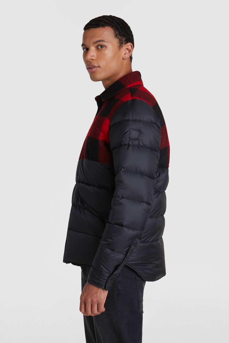 Rowland reversible jacket with shirt collar