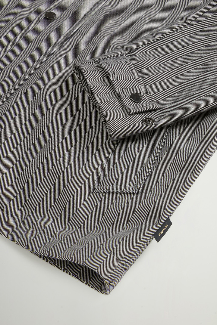 Yarn-Dyed Jacket in Three-Layer Fabric Gray photo 7 | Woolrich