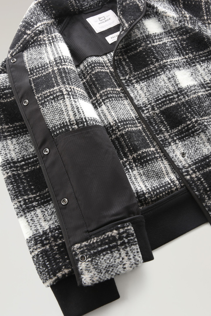 Wool Blend Gentry Check Bomber Black photo 5 | Woolrich