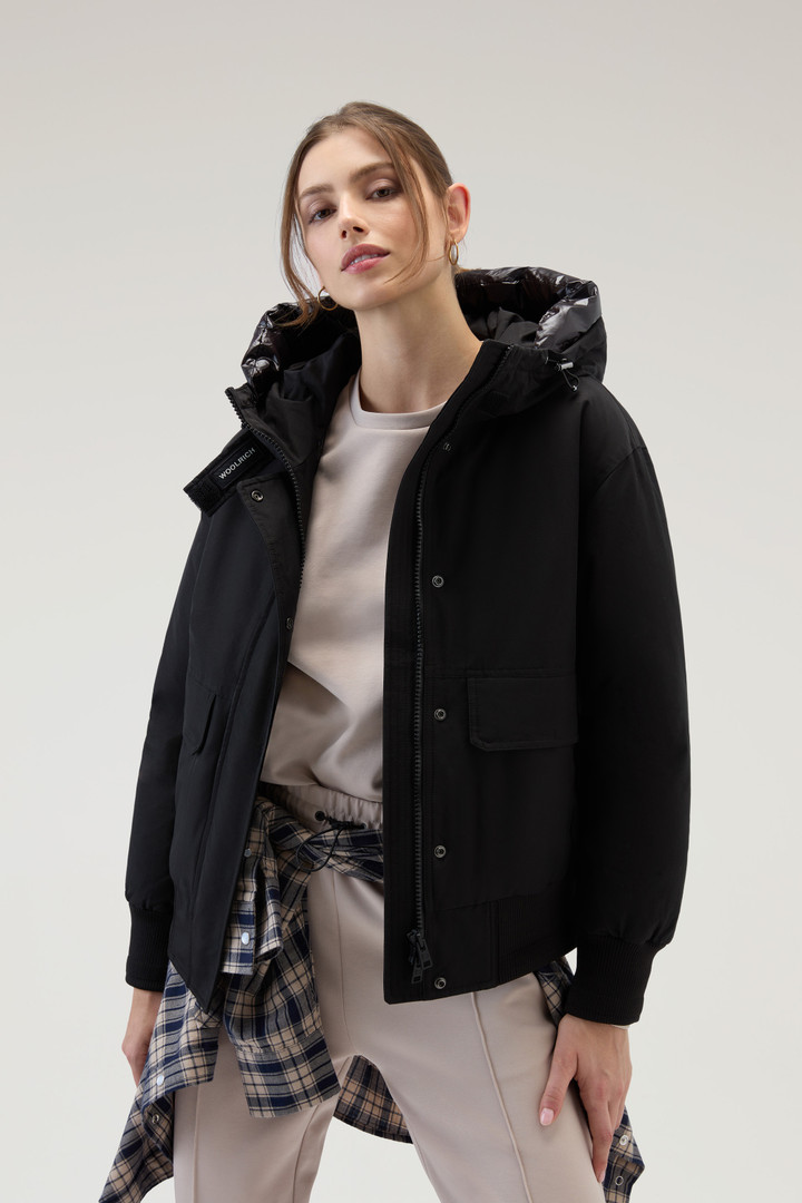 Arctic Bomber in Ramar Cloth Black photo 4 | Woolrich