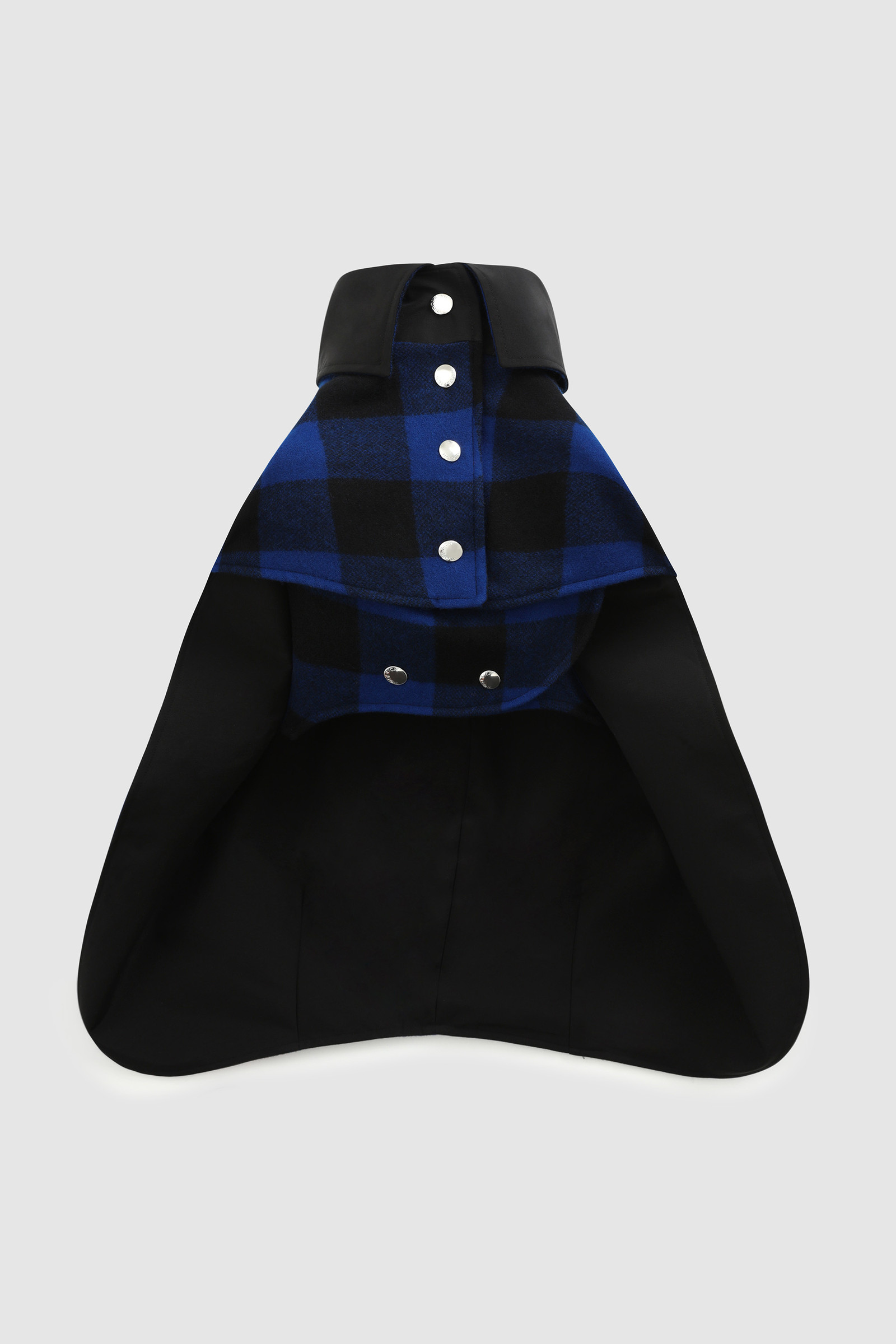 Temellini / Woolrich Overshirt Buffalo-Karomuster für großen Hund blau photo 5 | Woolrich