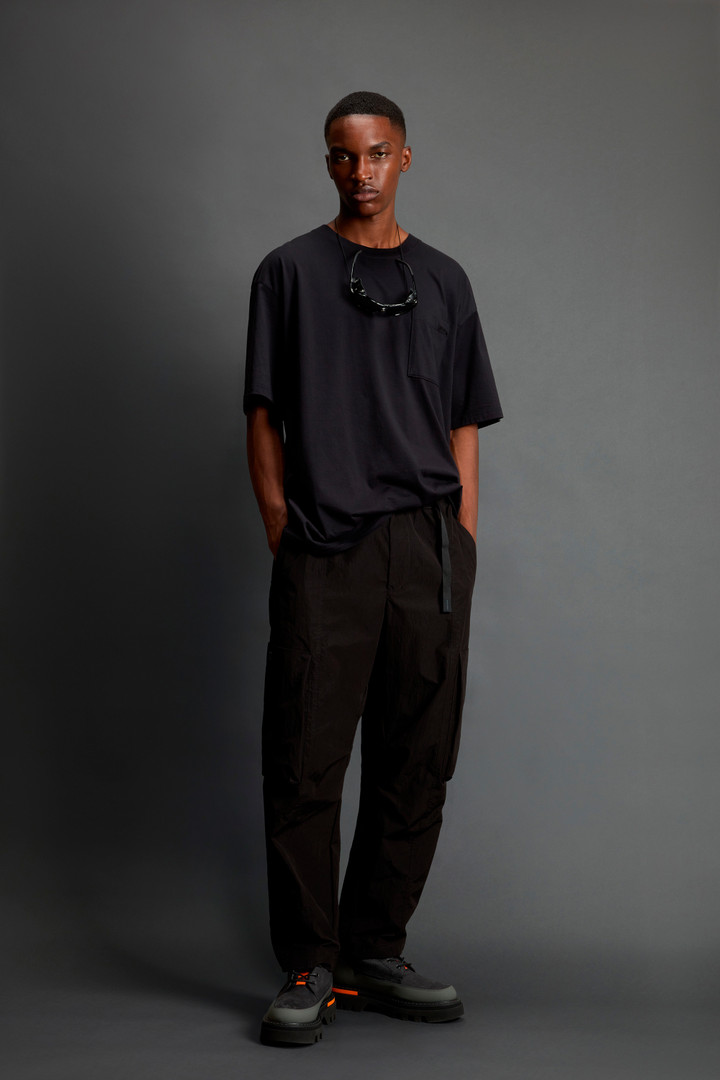 T-shirt van zuiver katoen by Todd Snyder Zwart photo 2 | Woolrich