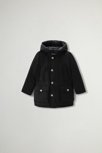 Boys' Arctic Parka in Ramar Cloth Black | Woolrich