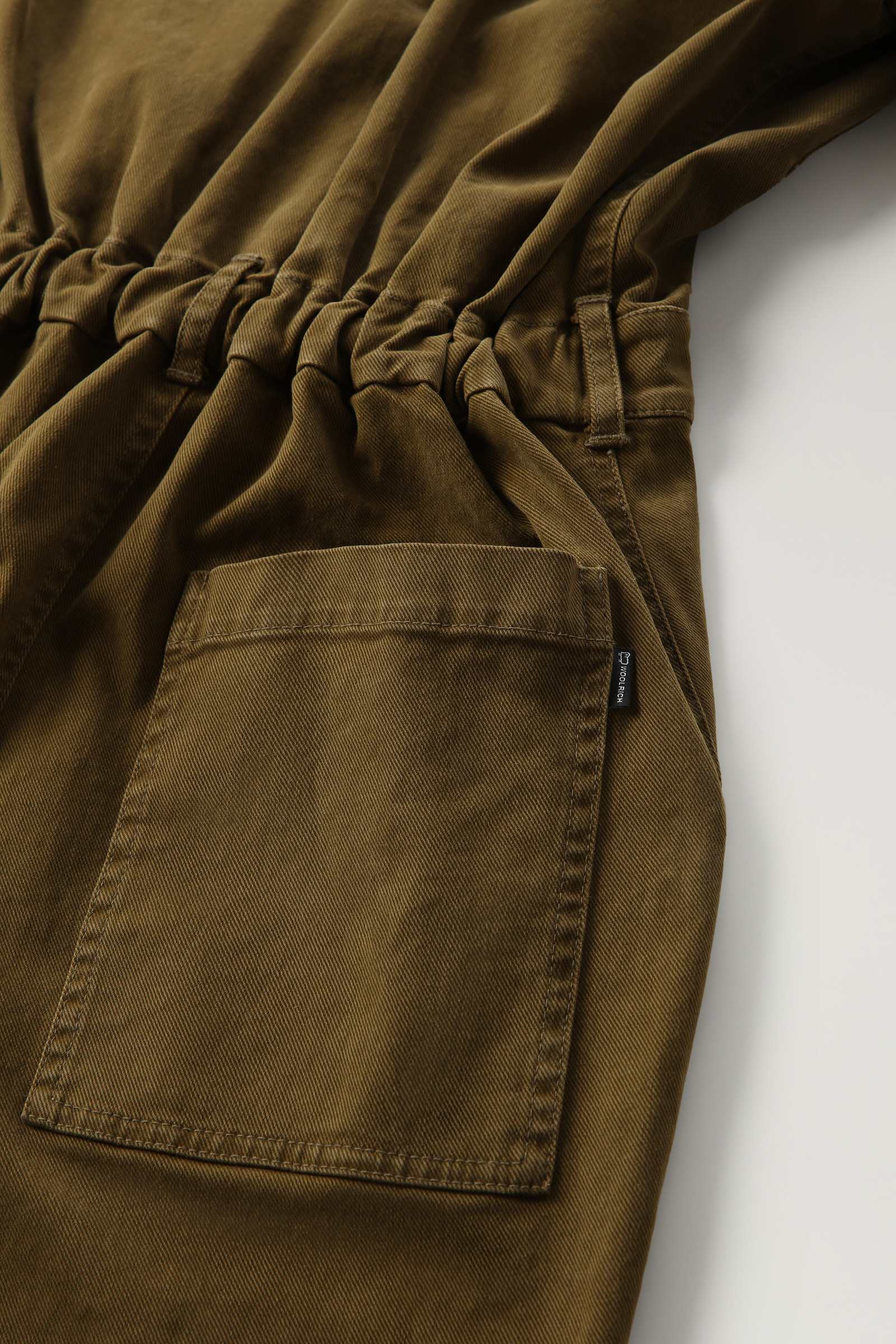Cotton Twill Jumpsuit Green photo 9 | Woolrich