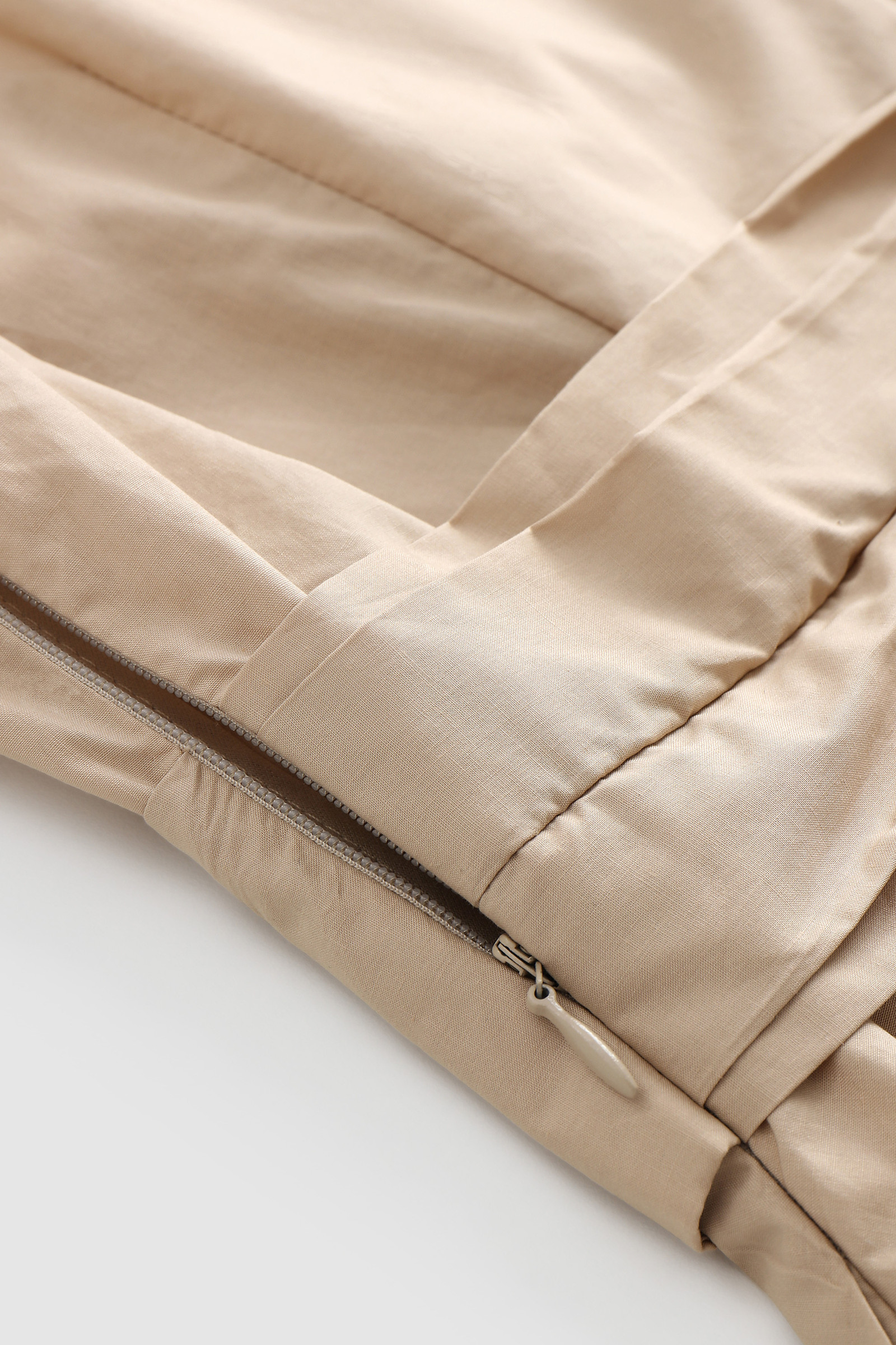 Short Dress in Cotton Poplin Beige photo 6 | Woolrich