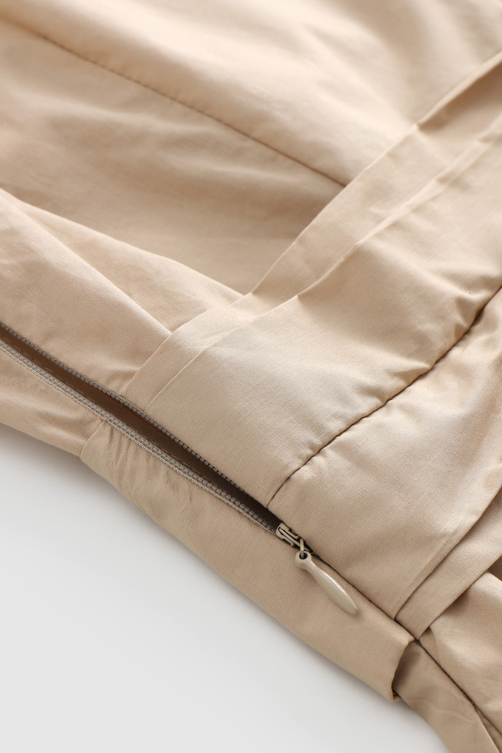 Short Dress in Cotton Poplin Beige photo 6 | Woolrich