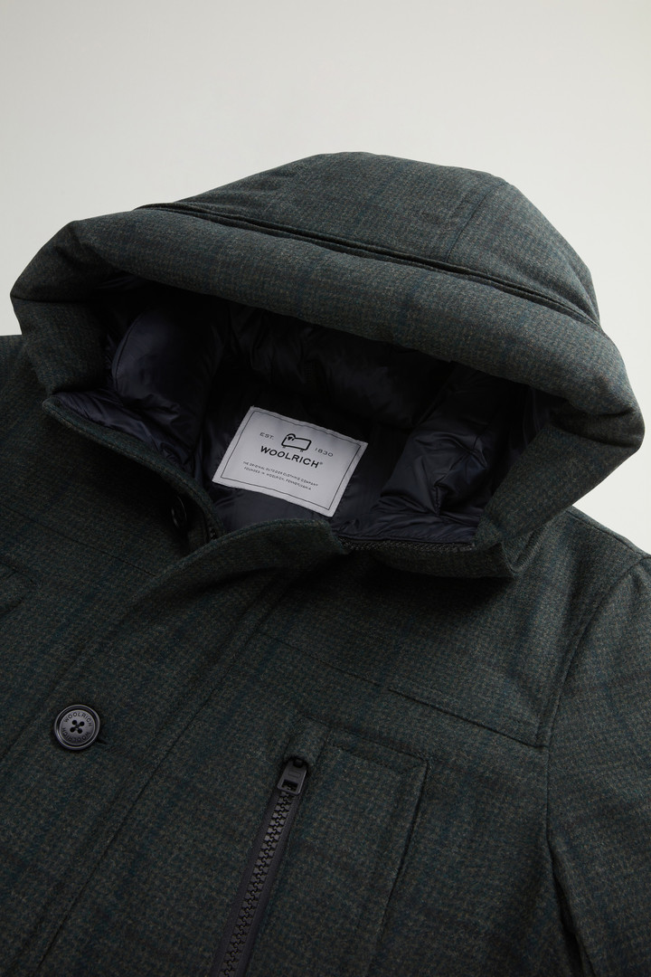 Arctic Parka Evolution in lana italiana riciclata Verde photo 6 | Woolrich