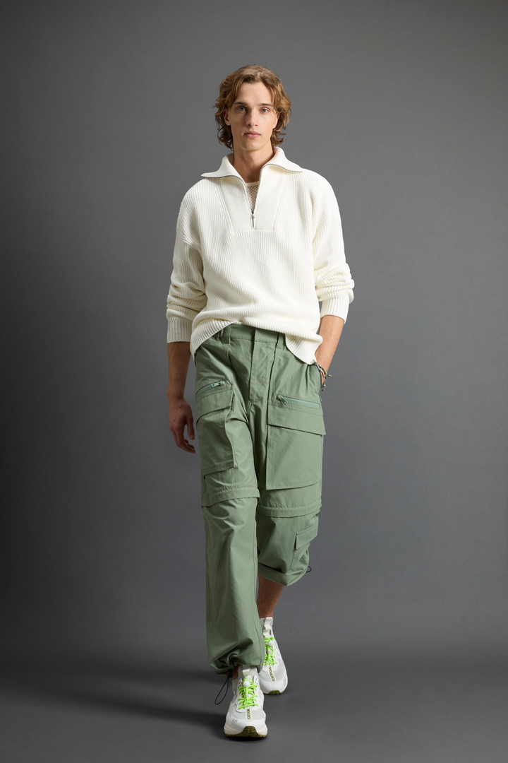 2-in-1 Pants in Cotton- and Nylon-Blend Olmetex Ripstop by Todd Snyder Green photo 1 | Woolrich