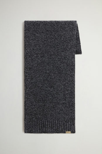 Sciarpa in pura lana mouliné Nero | Woolrich