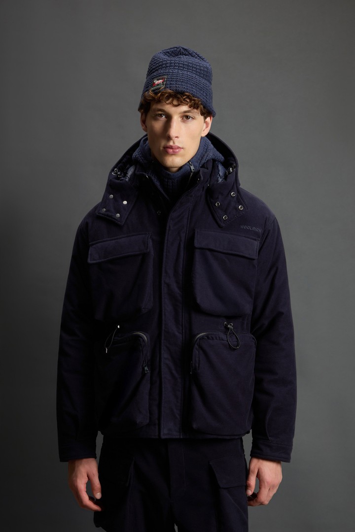 Stretch Cotton Jacket by Todd Snyder Blue photo 1 | Woolrich