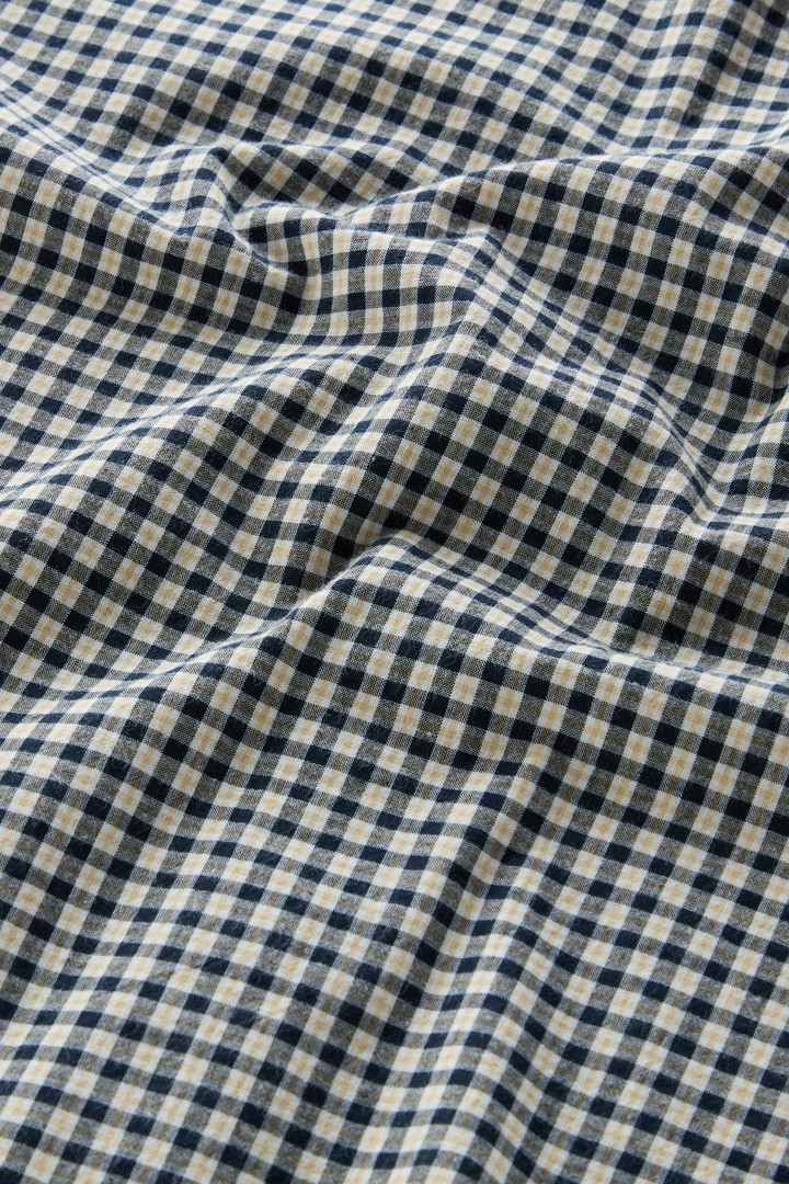Chemise Madras en pur coton à carreaux Bleu photo 9 | Woolrich