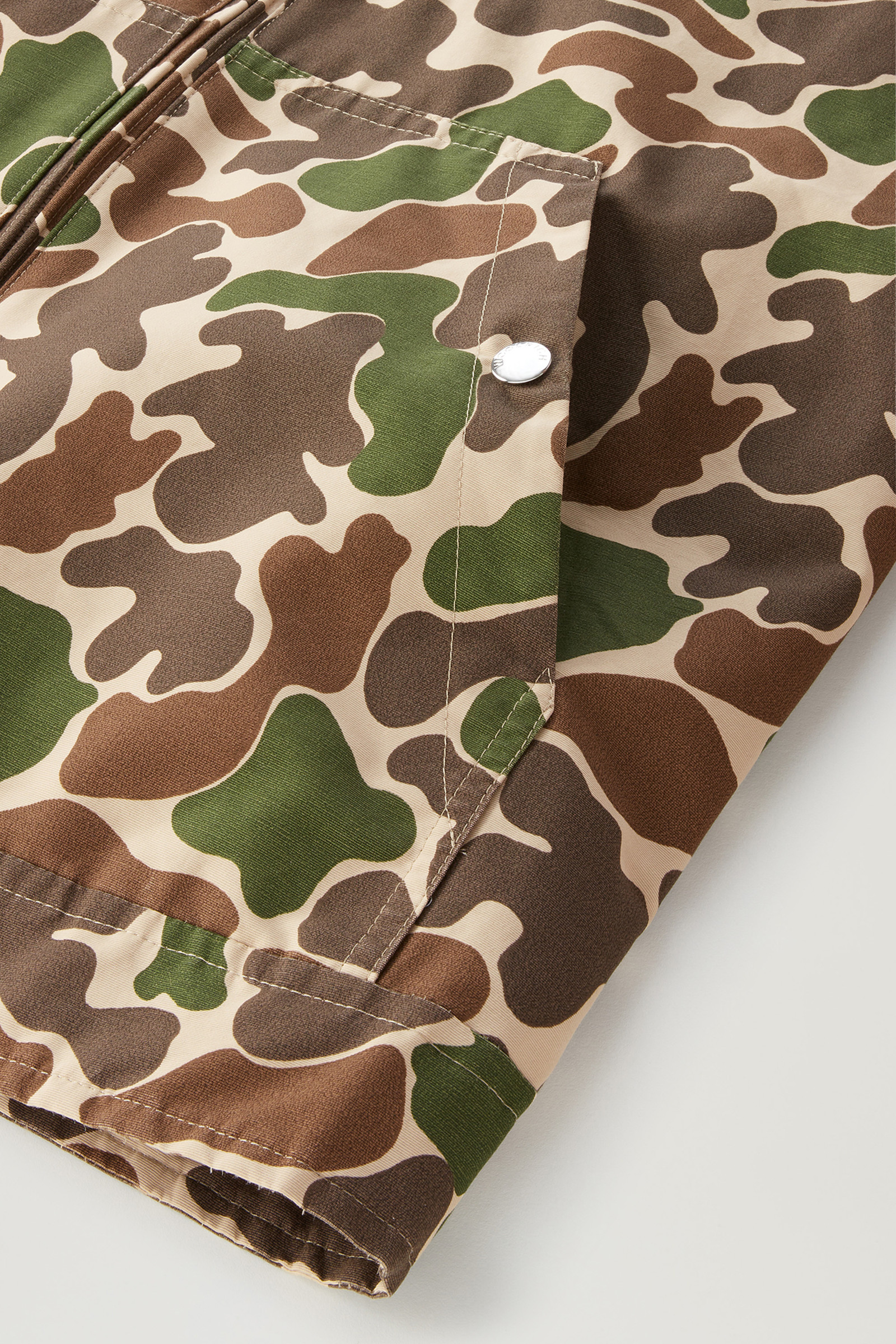 Jacke Lobster mit Camouflage-Print aus Ramar grün photo 9 | Woolrich