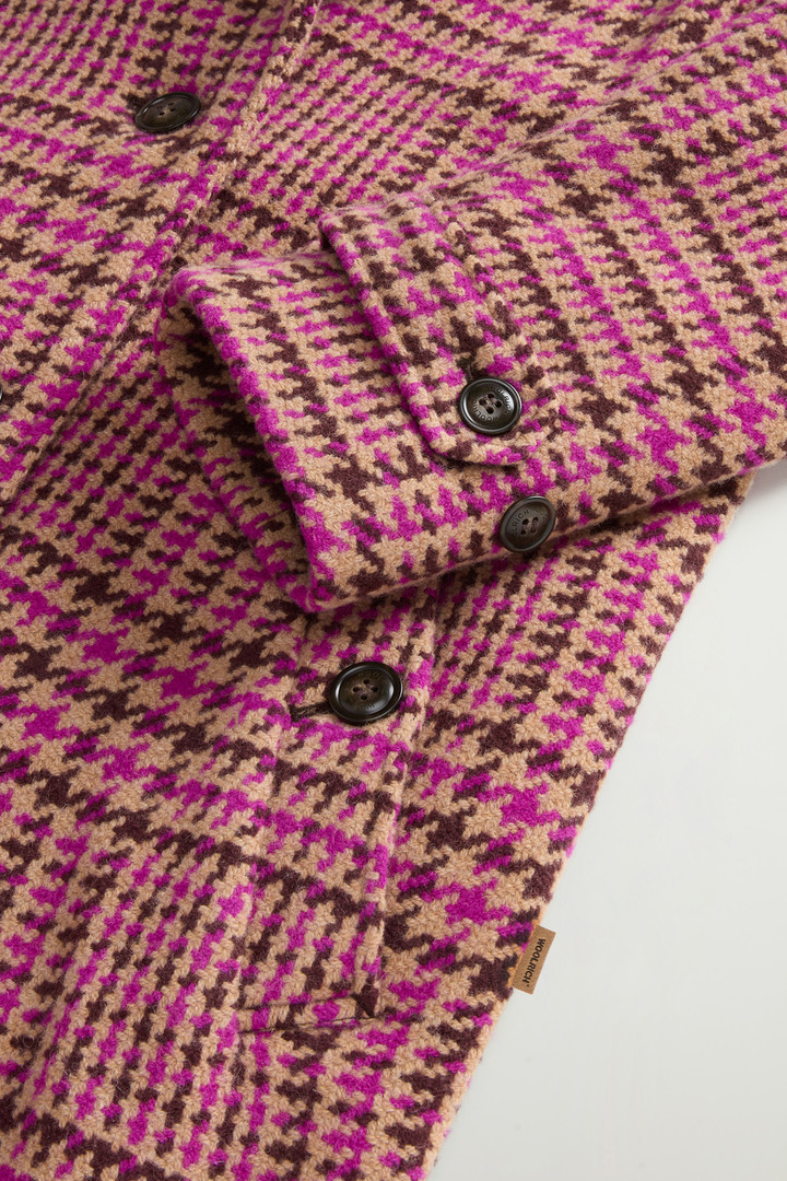 Coat in Italian Pure Virgin Wool with Lapel Collar Multicolor photo 7 | Woolrich