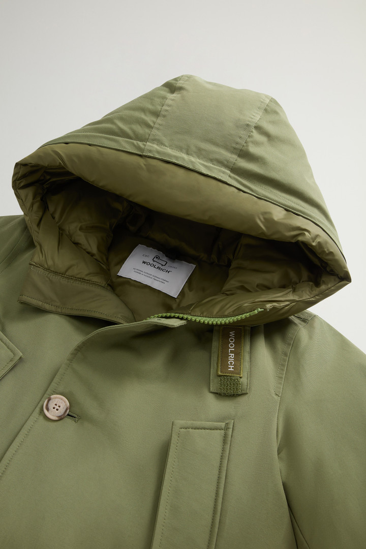 Boys' Arctic Parka in Ramar Cloth Green photo 3 | Woolrich