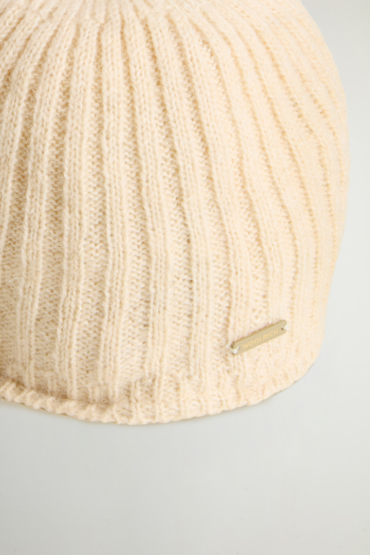 Baseballkappe aus Alpaka-Wollmischung Weiß photo 3 | Woolrich