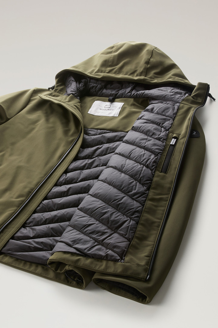 Giacca Pacific in Tech Softshell Verde photo 9 | Woolrich