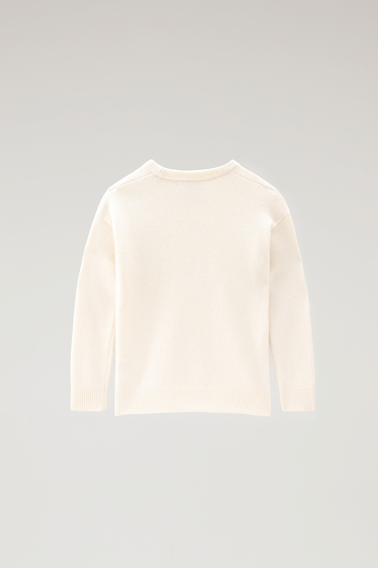 Boys' Logo Crewneck Beige photo 5 | Woolrich