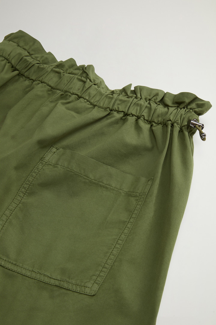 Garment-Dyed Pure Cotton Pants Green photo 7 | Woolrich