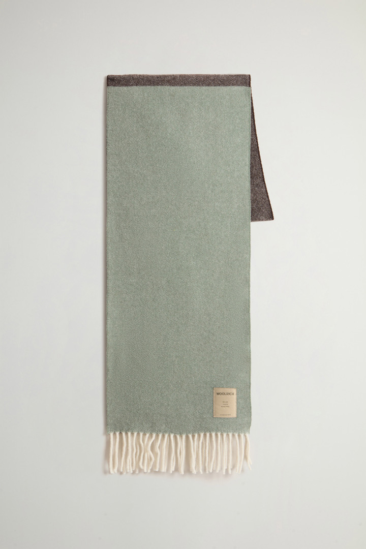 Écharpe en pure laine à franges Marron photo 1 | Woolrich