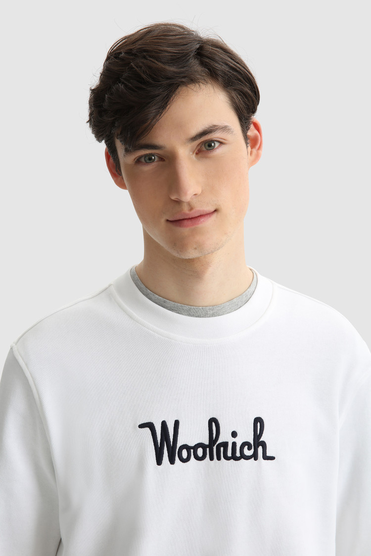 Essentieel sweatshirt met ronde hals van biologisch katoen