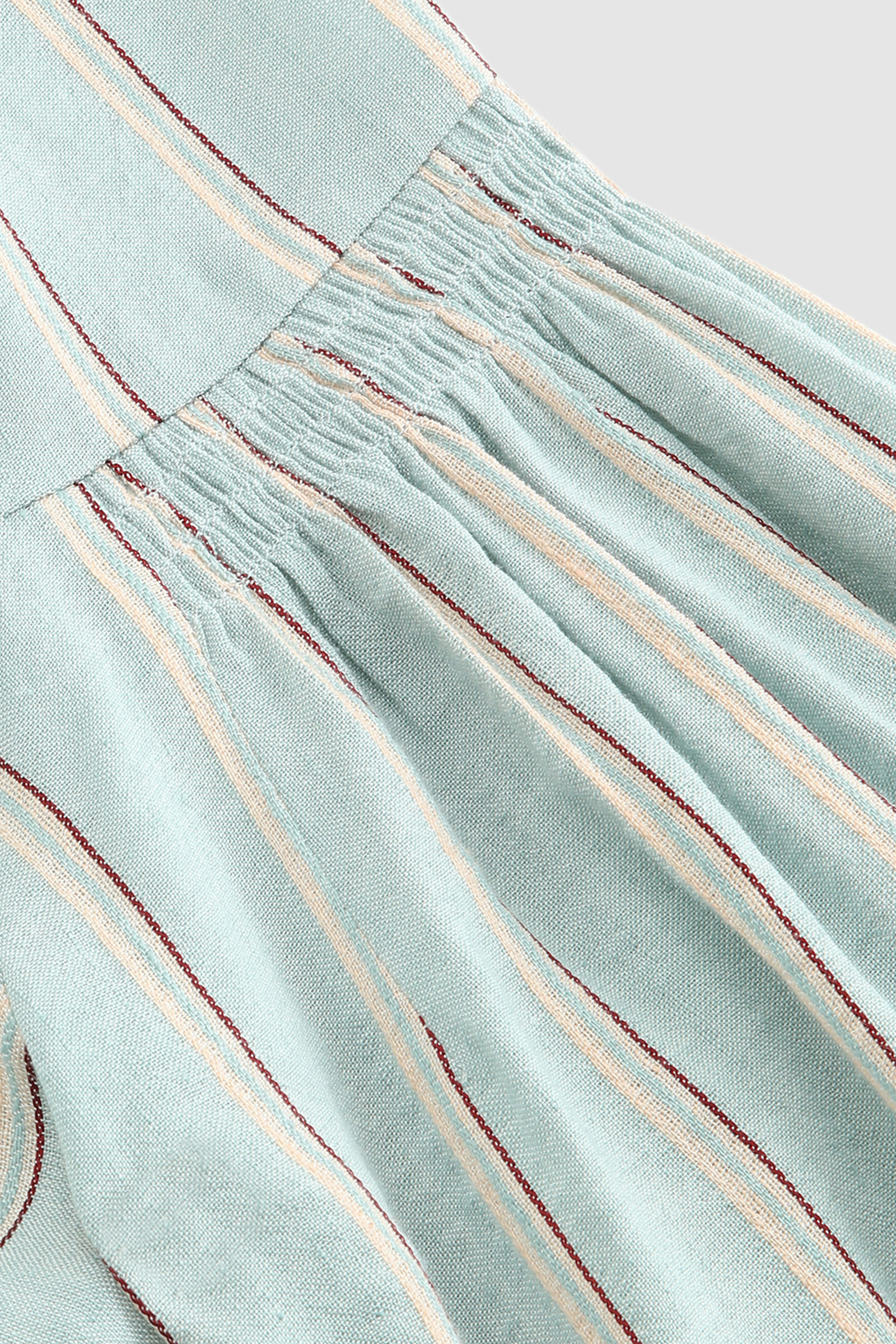 Striped linen blend blouse Blue photo 6 | Woolrich