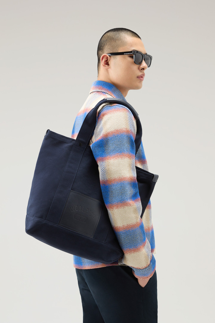 Premium Tote Bag Blue photo 8 | Woolrich