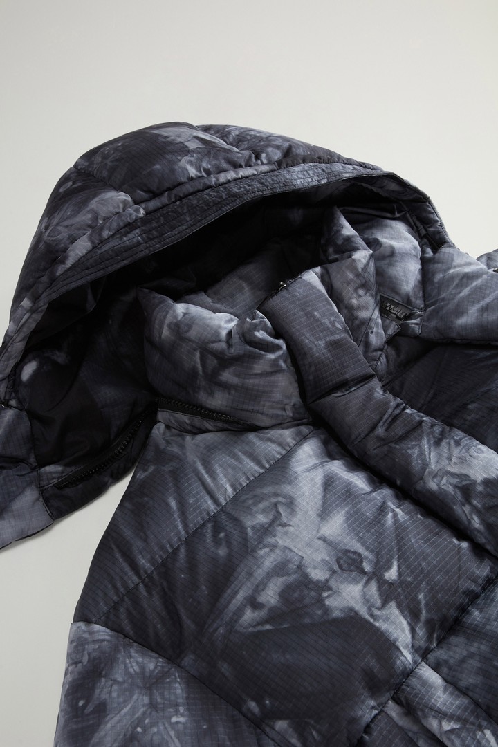 Long Down Jacket in Ripstop Fabric by Todd Snyder Gray photo 7 | Woolrich