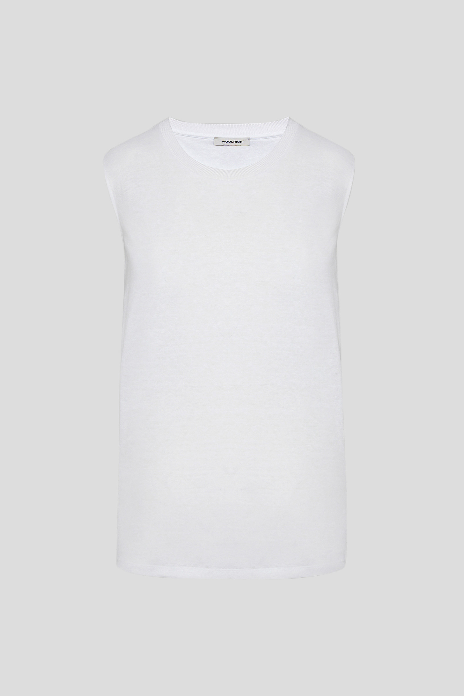 Mixed Fabric Tank Shirt