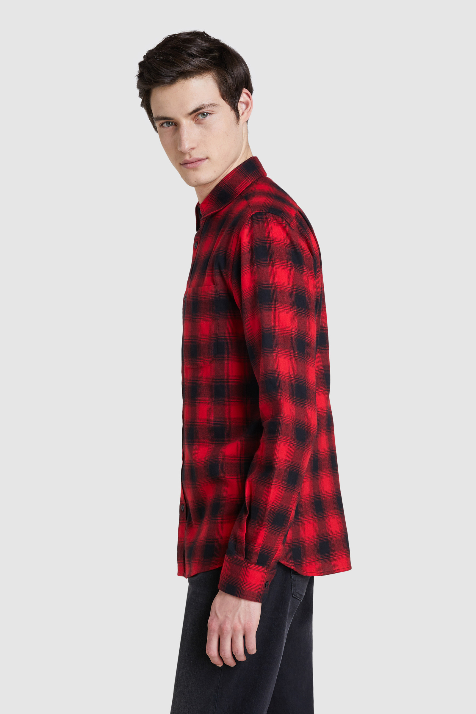 Camicia in flanella leggera