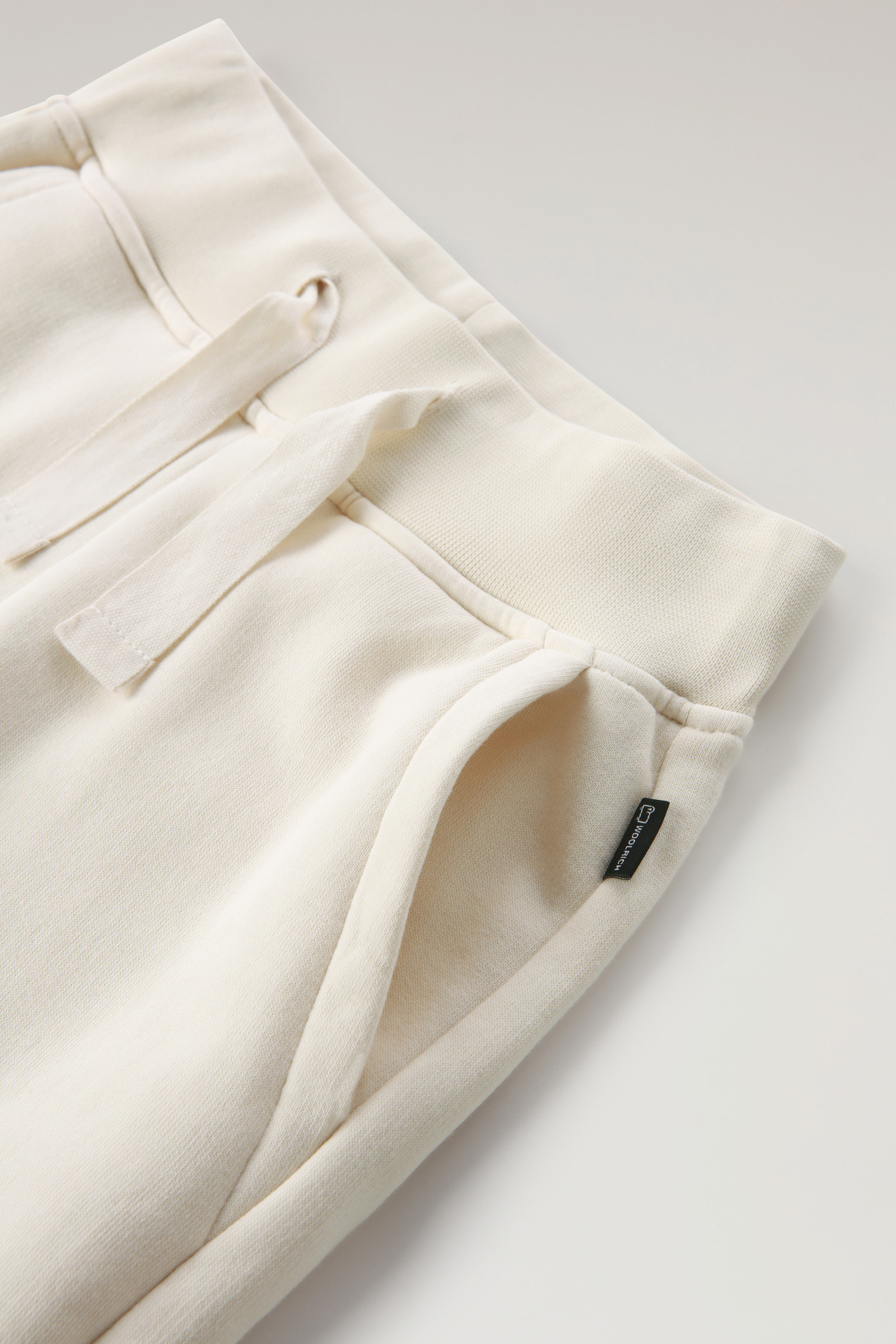 Girls' Organic Fleece Pants White photo 6 | Woolrich
