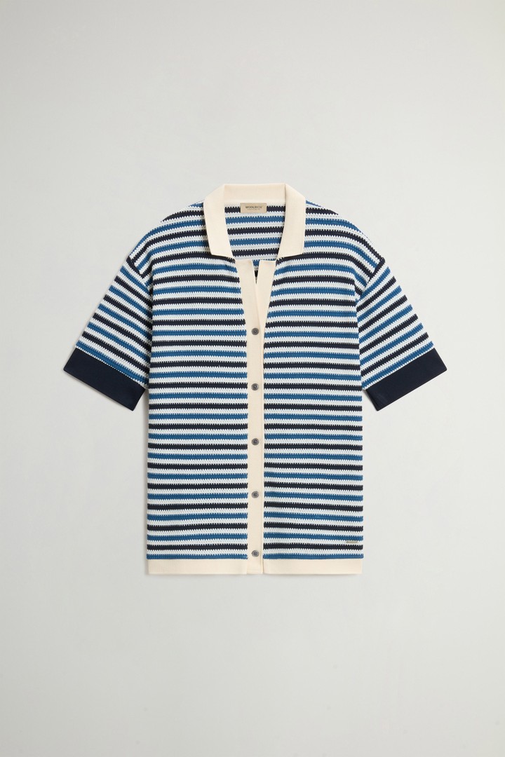 Woolrich donna Camicia in misto cotone a righe Multicolore Taglia XL